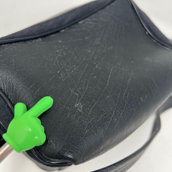 Vintage POLAROID SX70 One Step Camera Bag Black Vinyl Carrying Case Shoulder Bag - Picture 11 of 14